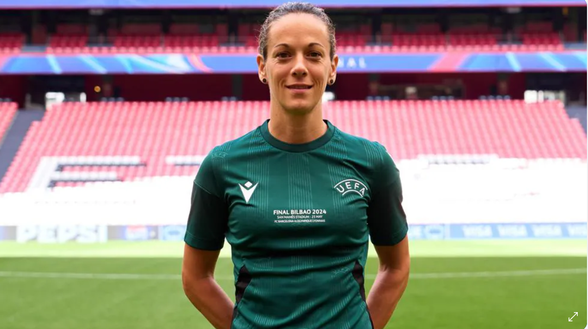 Ivana Martincic, àrbitra titular de la final de la Champions entre Barça i Arsenal