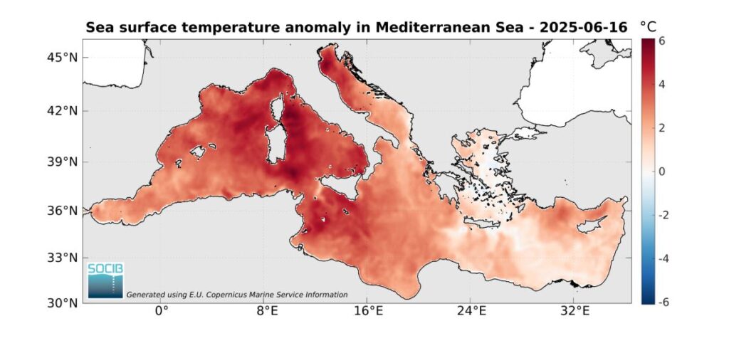 anomalia aigua del mar SOCIB