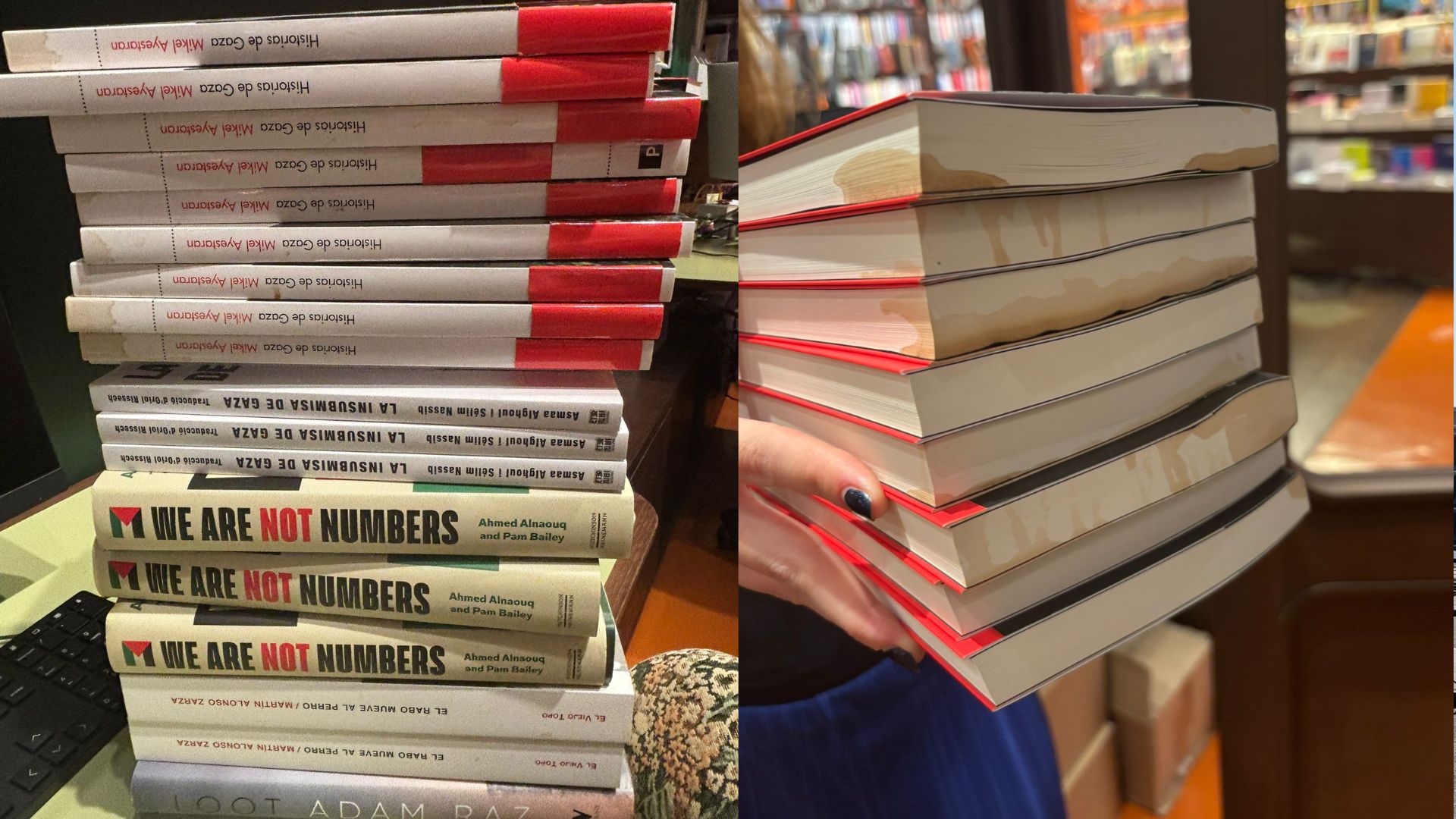 atac llibres Palestina Llibreria Finestres
