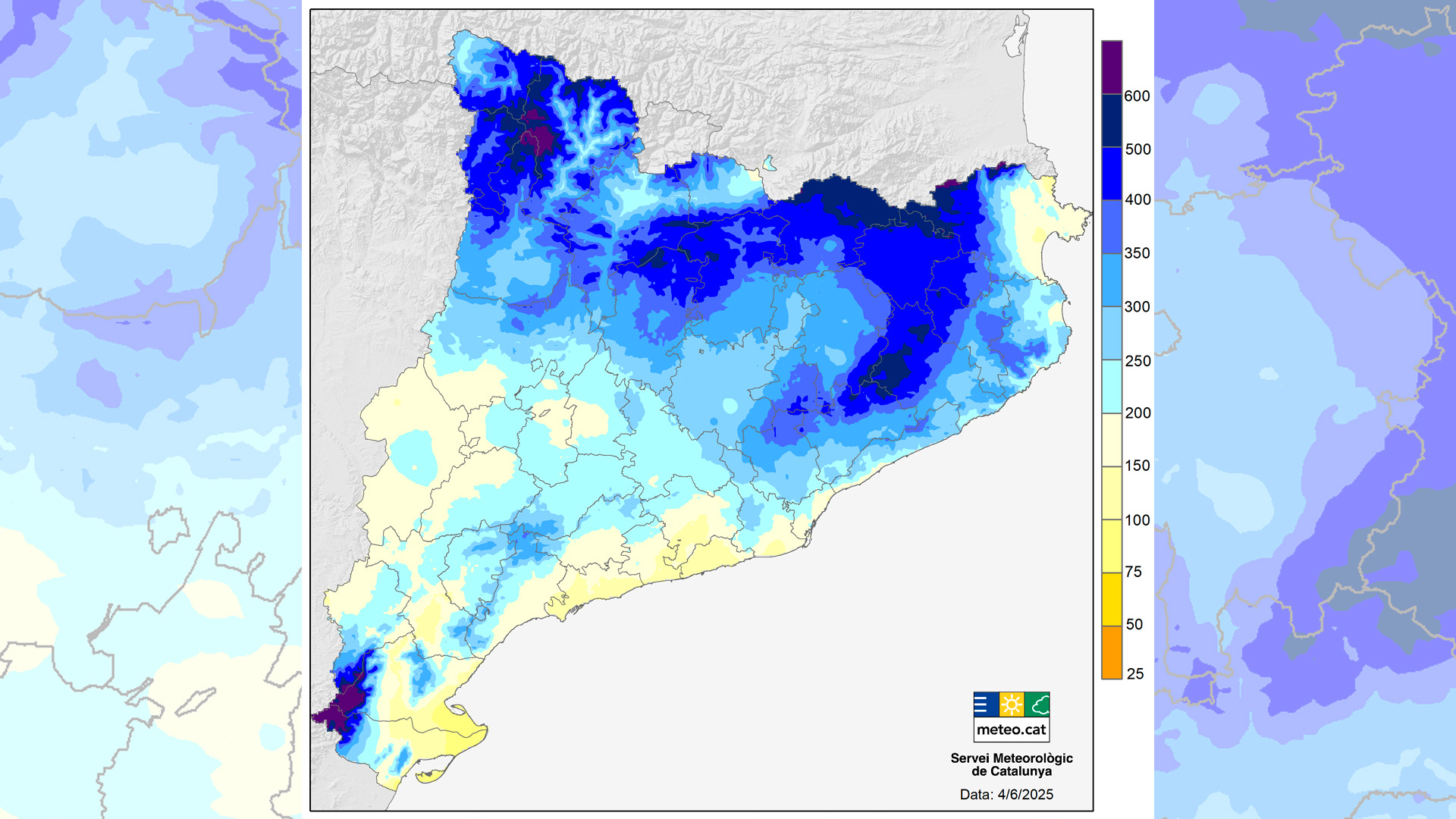 primavera 2025 plujosa Catalunya Servei Meteorològic de Catalunya
