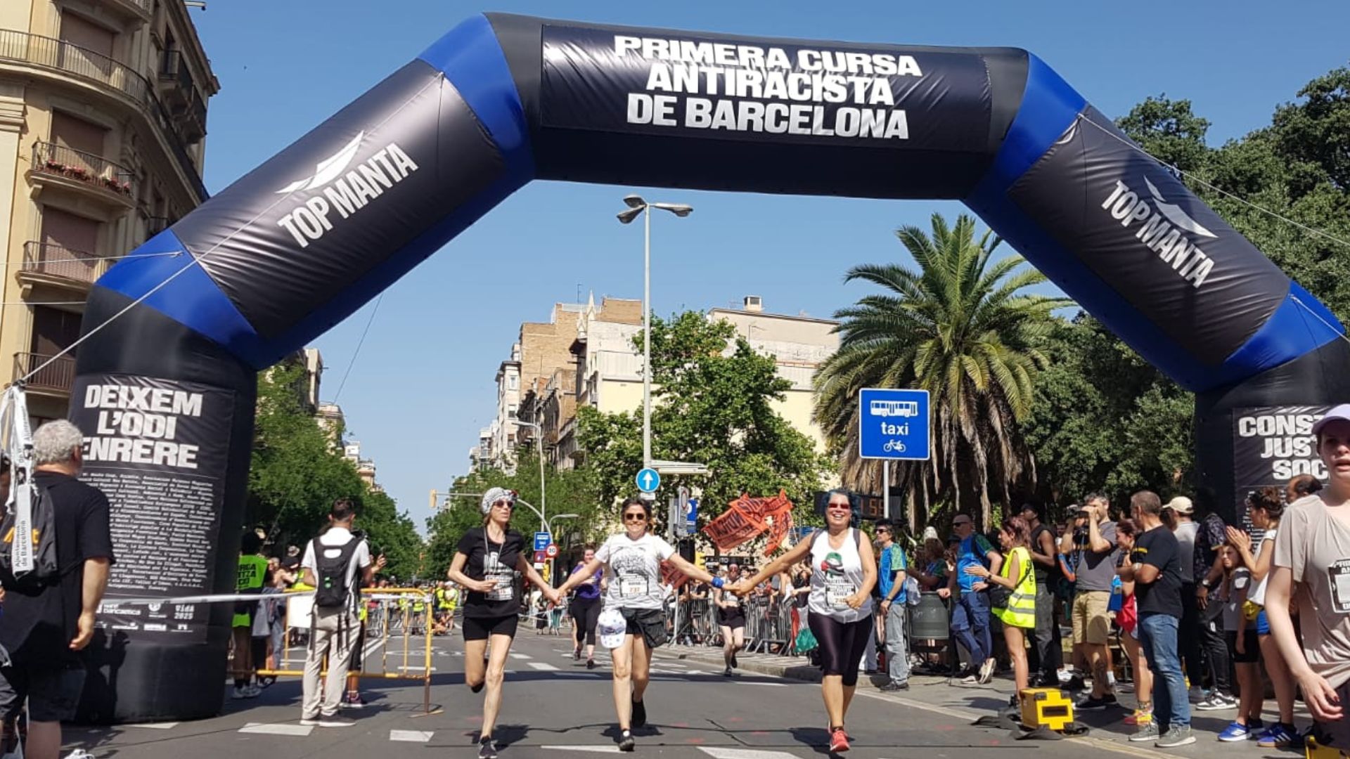 cursa antiracista del Top Manta