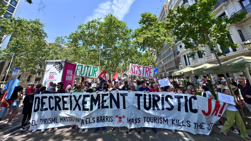 manifestació contra turistificació