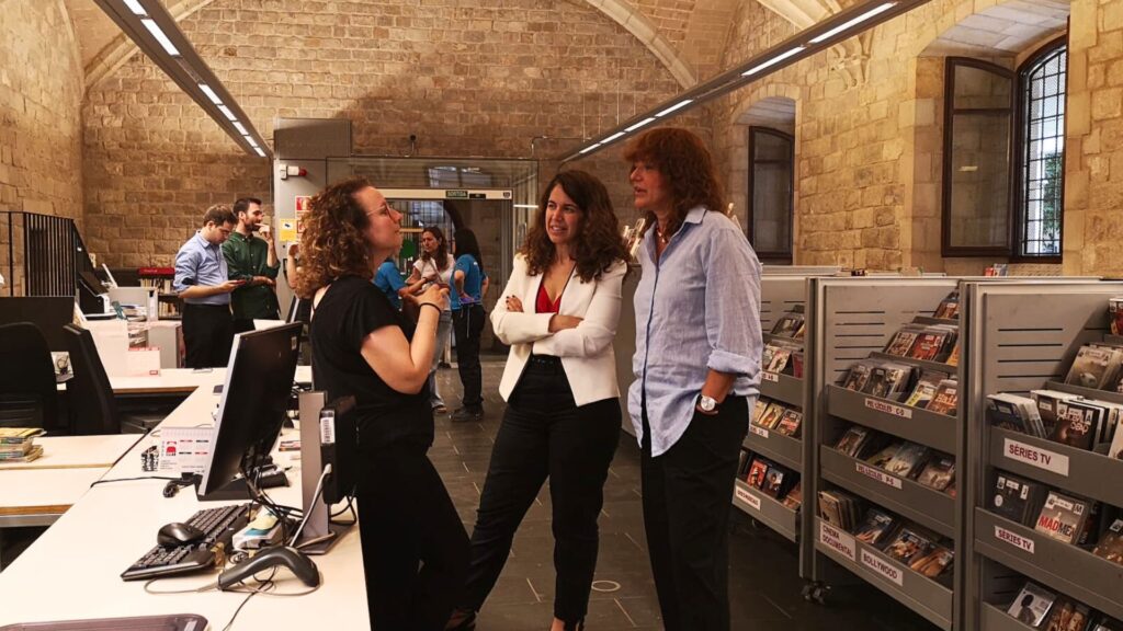 Laia Bonet i Marta Villanueva Biblioteca Sant Pau