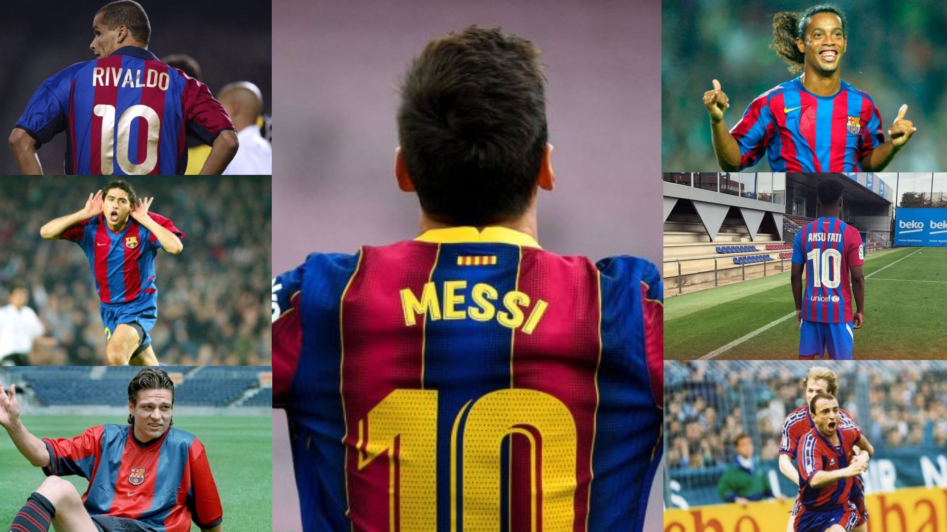 Els dorsals 10 del Barça abans de Lamine Yamal