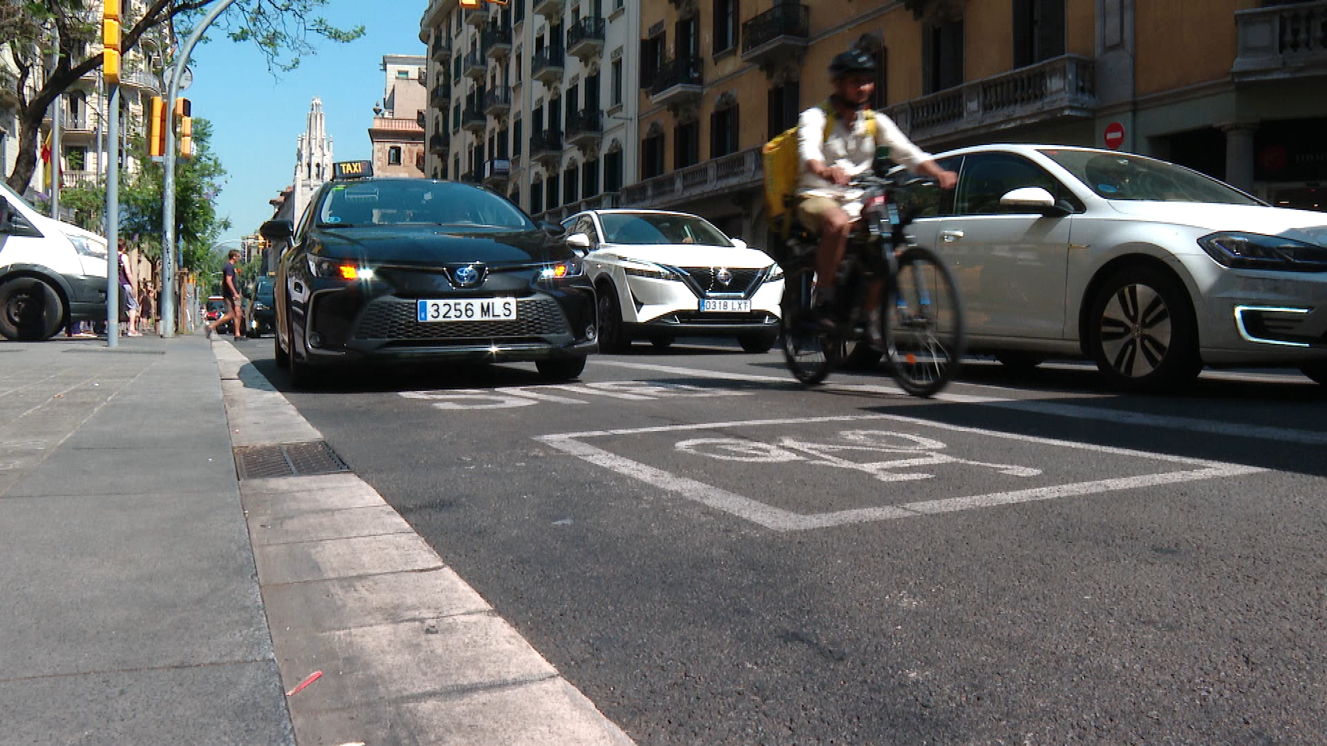 El BACC demana que el carril bici de baixada de la via Laietana sigui segregat | bicicleta, carrils bici, via Laietana