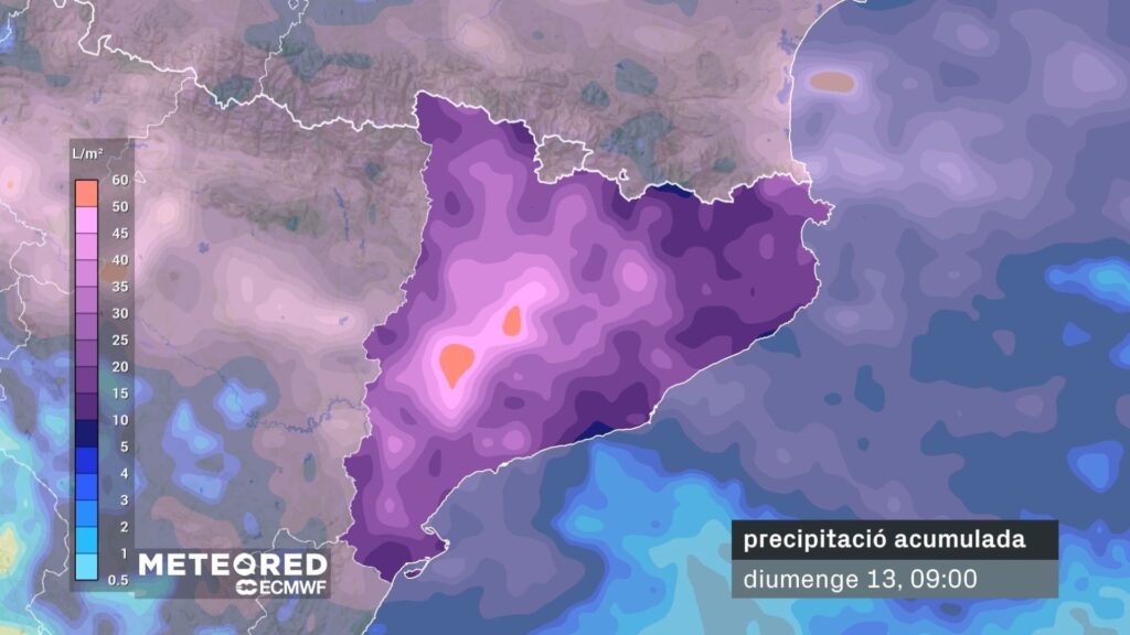 Episodi de pluja: el pas d’un embossament d’aire fred reactivarà els xàfecs i les tempestes
