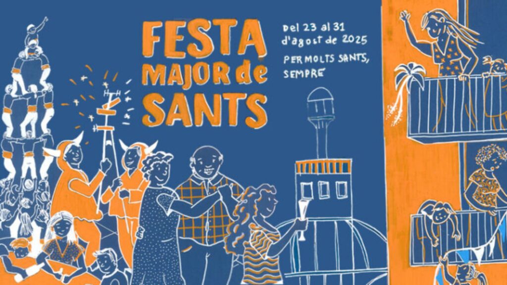 cartell festa major de Sants 2025