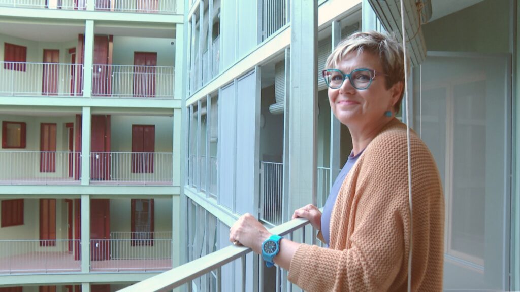 La Gemma, una de les primeres veïnes de l’Illa Glòries: “Veig el futur de color verd esperança”