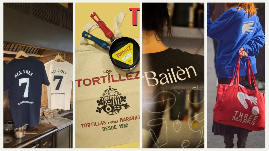 La febre pel marxandatge: plats i samarretes triomfen com a records de bars i restaurants | bars, botigues, restauració, restaurants