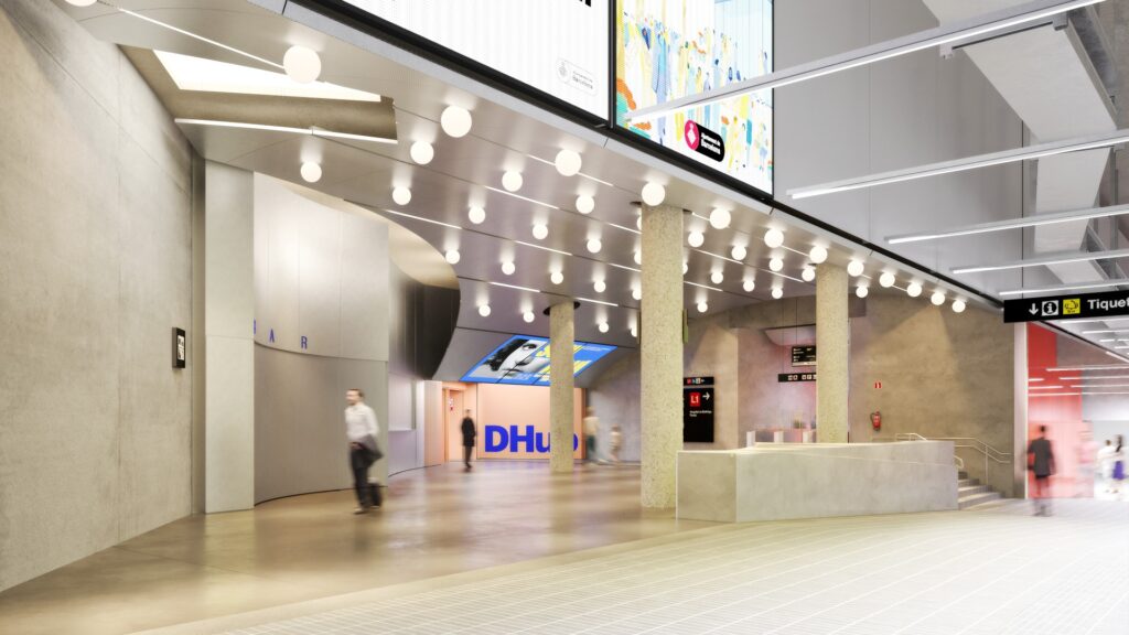 acces metro l1 glories disseny hub