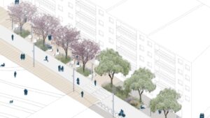 Així quedarà el carrer de Mossèn Amadeu Oller després de la remodelació promesa