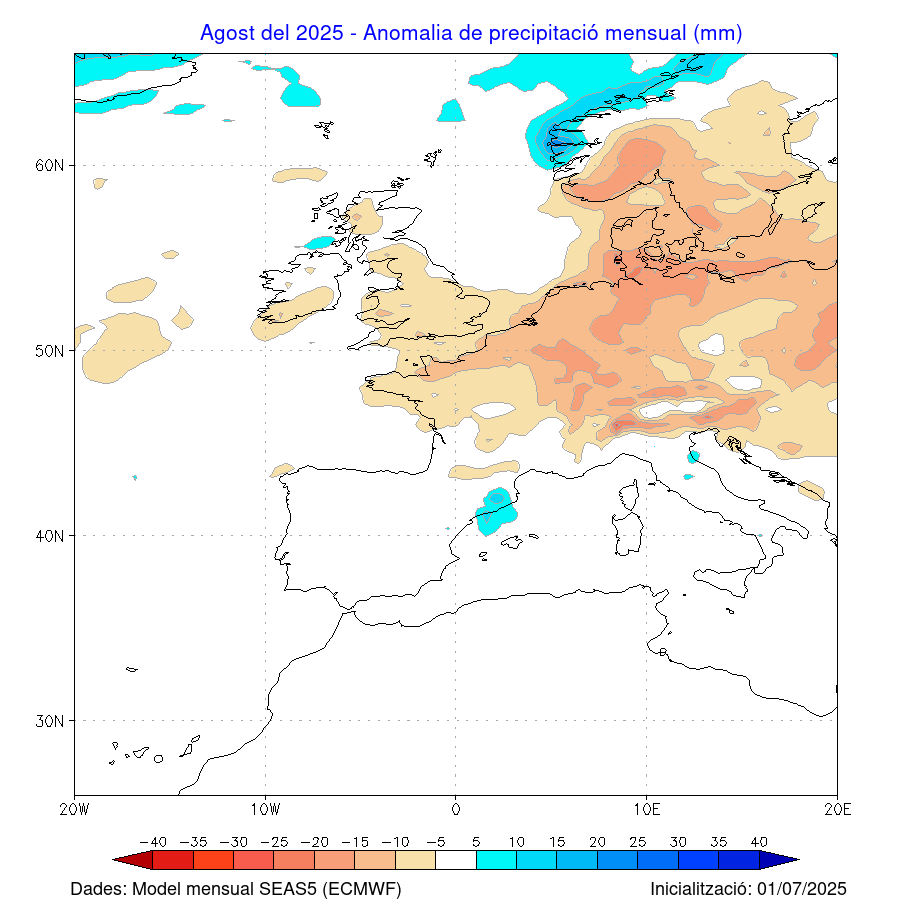 Què diuen els models del temps de l'agost? Tornarà la calor forta? | calor, fred, onada de calor, pluja, previsió del temps