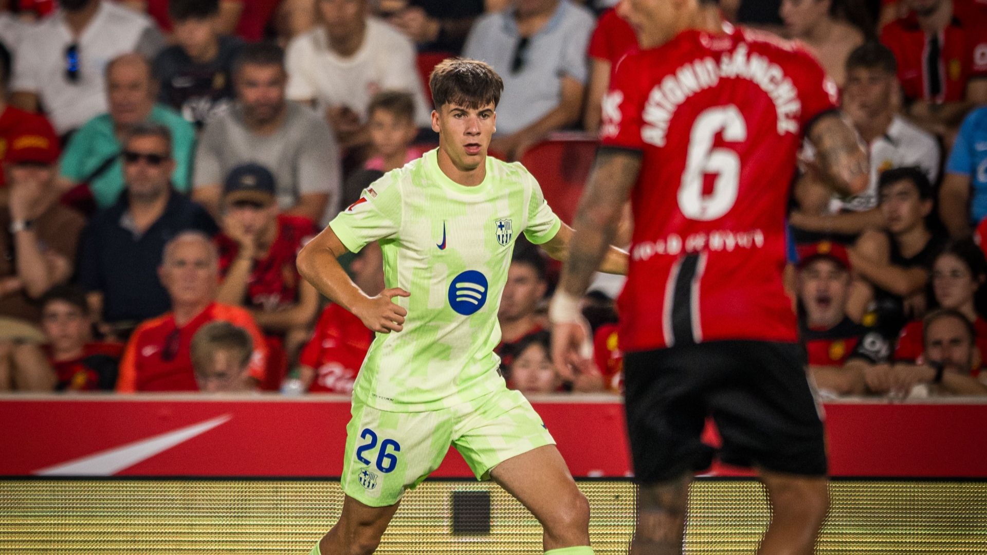 Debut Jofre Torrents a Mallorca amb FC Barcelona