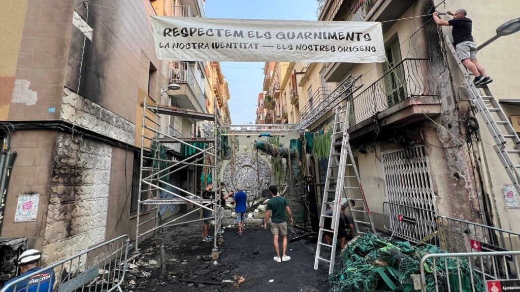 incendi carrer verdi del mig