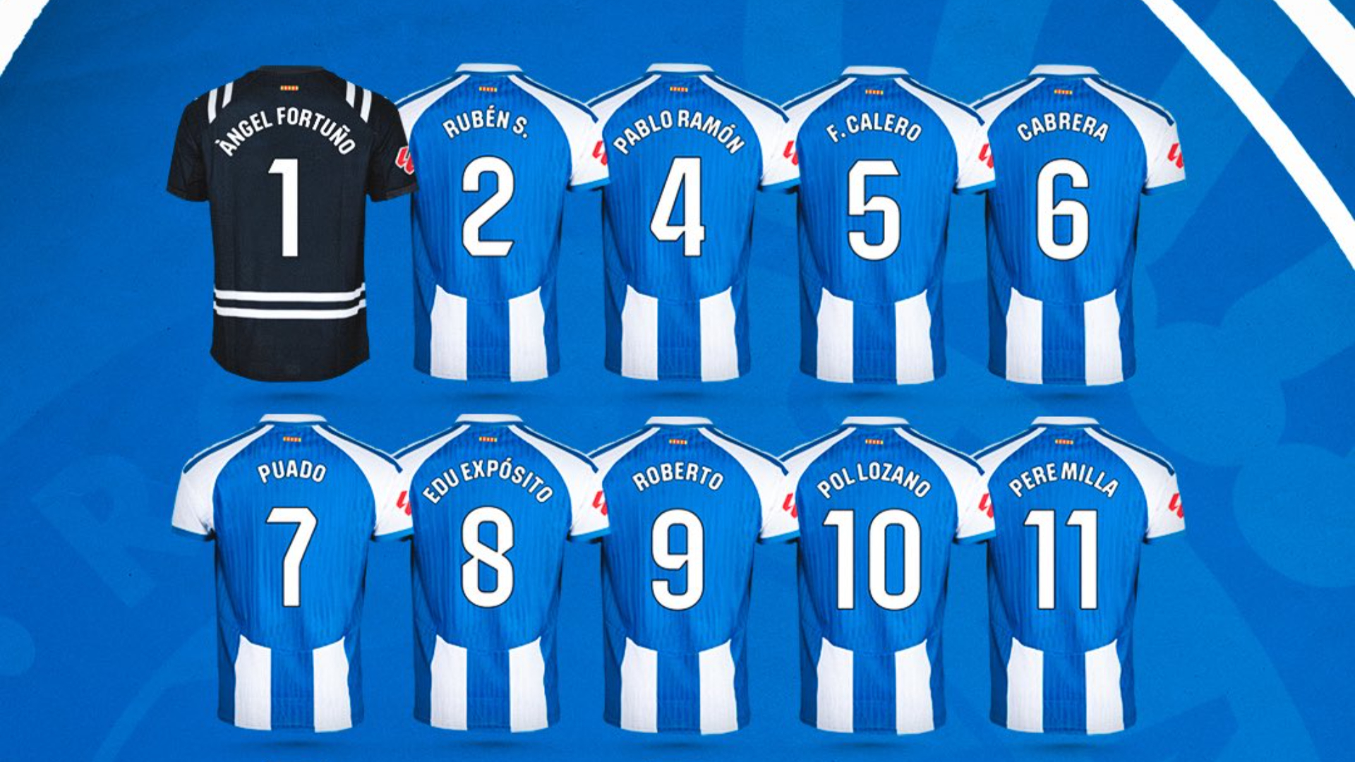 Dorsals de l'Espanyol per a la temporada 2025-2026