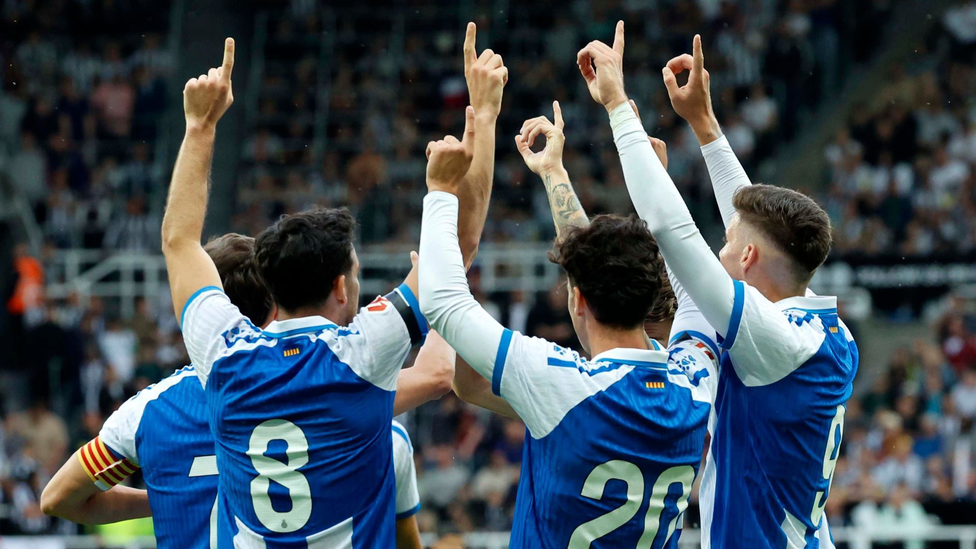 empat Espanyol contra Newcastle, gol dedicat Dani Jarque