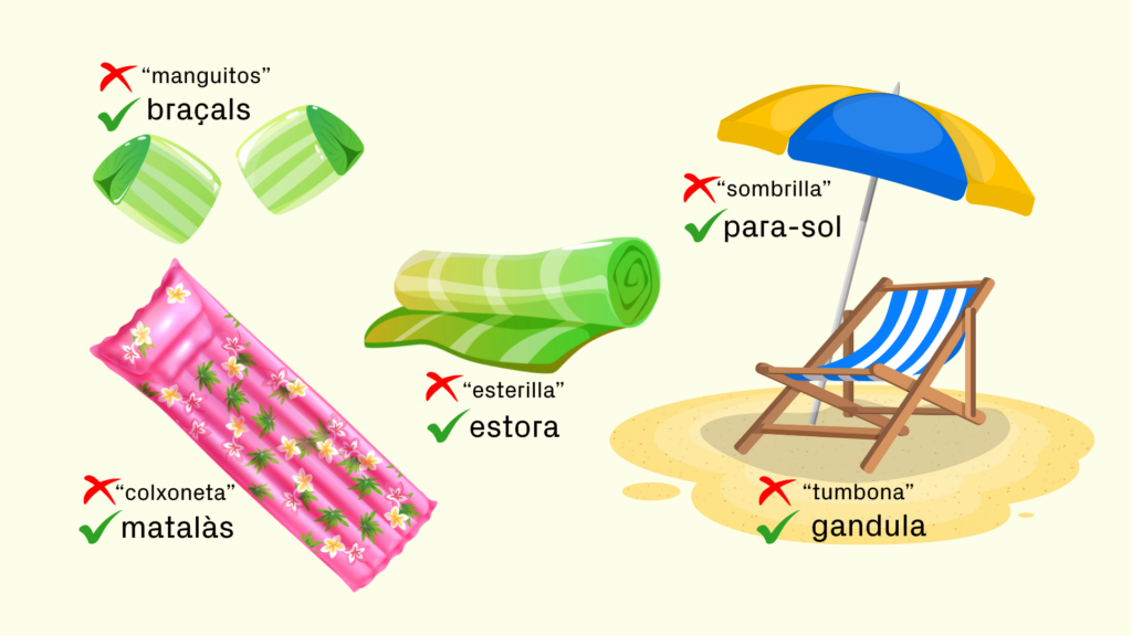 Cinc mots per endur-nos a la platja i cinc més per llançar mar endins | català, llengua, Mots endiumenjats, platges