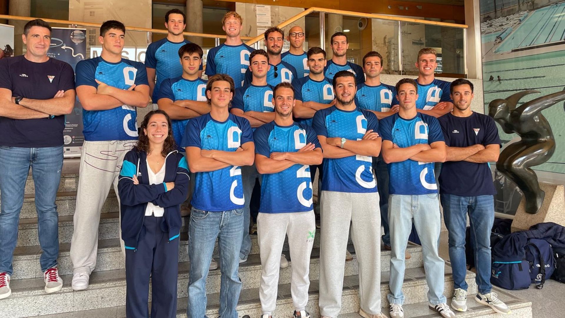 Primer equip del CN Barcelona de waterpolo