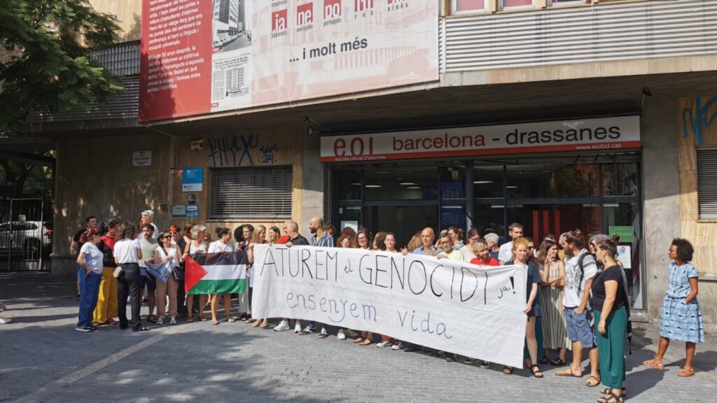 Convoquen concentracions als centres educatius en solidaritat amb Palestina | escoles, Israel, manifestacions a Barcelona, Palestina