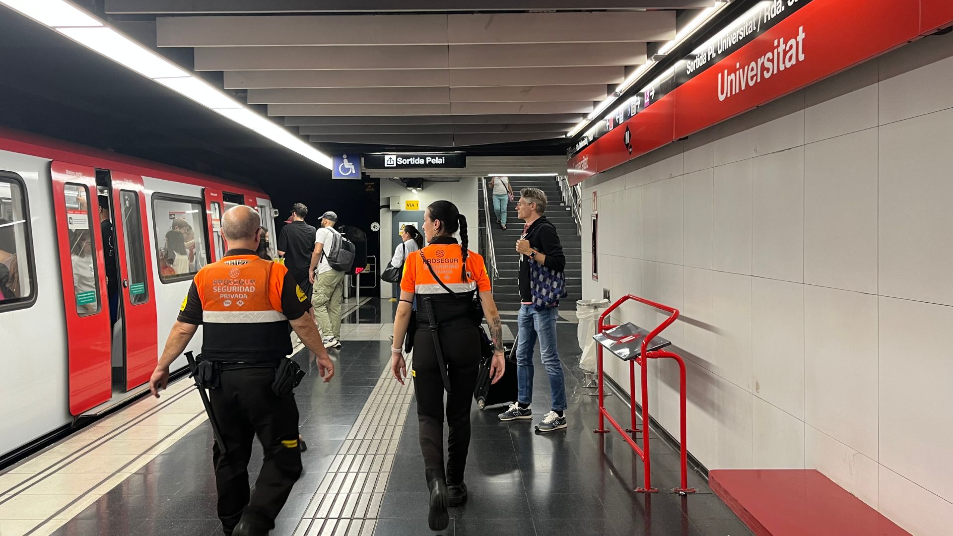 huelga vigilantes metro