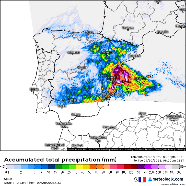 Arriben les restes del Gabrielle: l'Inuncat, en alerta per pluja intensa al sud de Catalunya | inundació, pluja