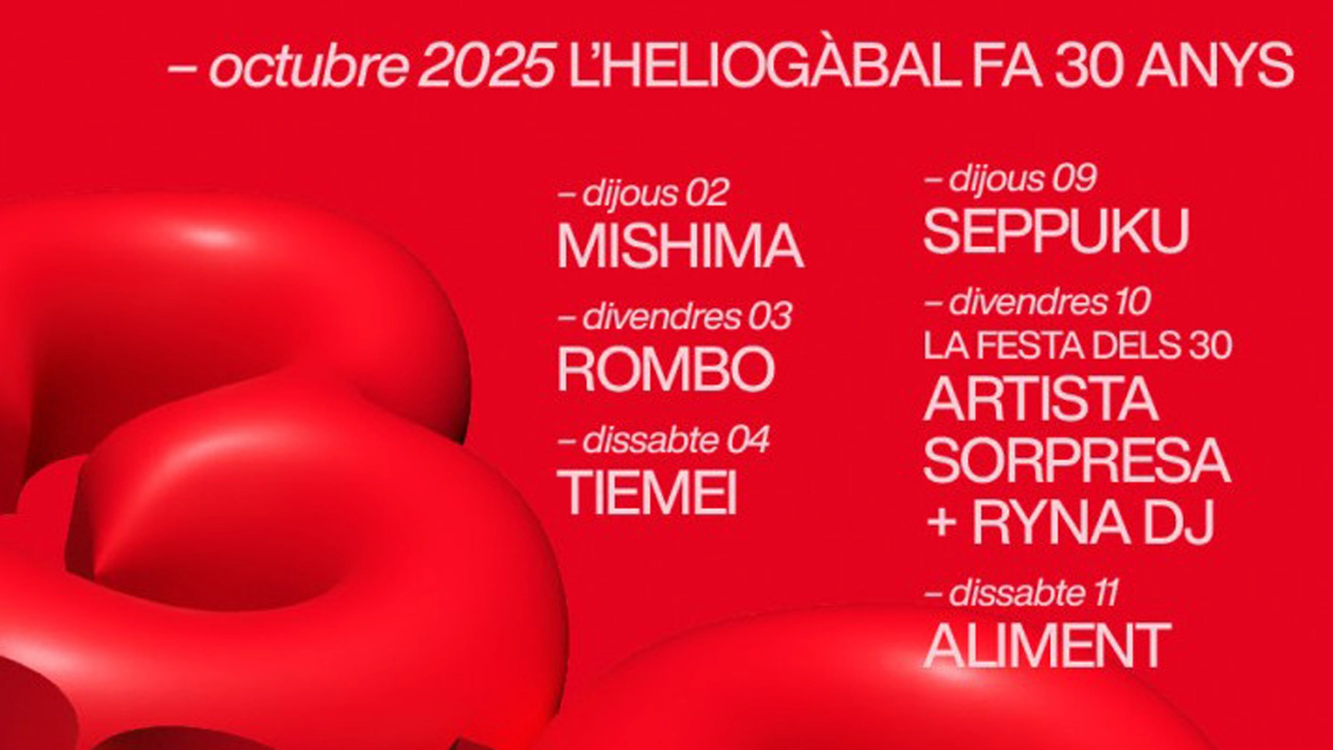 L’Heliogàbal fa 30 anys | música en viu, pòdcast, ràdio