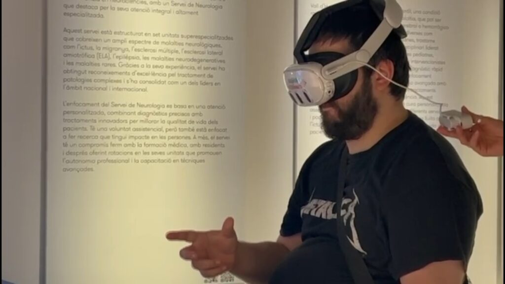 Provar un robot quirúrgic o experimentar un ictus, atractius de l'exposició sobre el Vall d'Hebron | aniversari, exposició, Hospital Vall d'Hebron