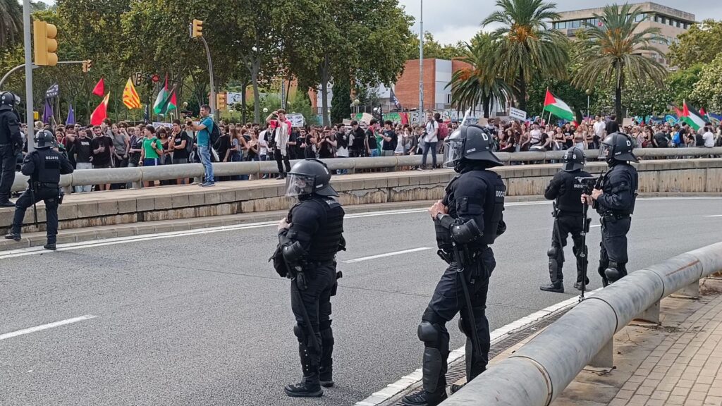manifestació estudiants Palestina