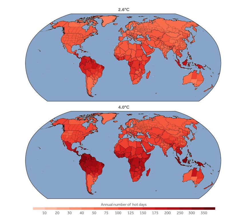 Mantenir la línia de l'acord de París pot evitar 57 dies anuals de calor extrema | calor, canvi climàtic, onada de calor