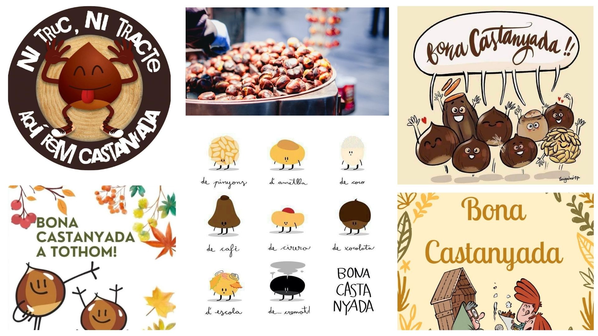 Bona Castanyada 2025 a tothom! Imatges originals per desitjar un bon dia de festa | castanyes, telefonia mòbil