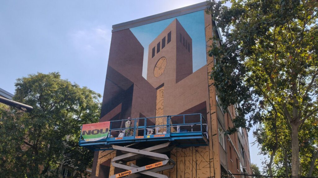 Nou Barris estrena els primers murals del projecte NOU Sentit Urbà | art urbà, grafits