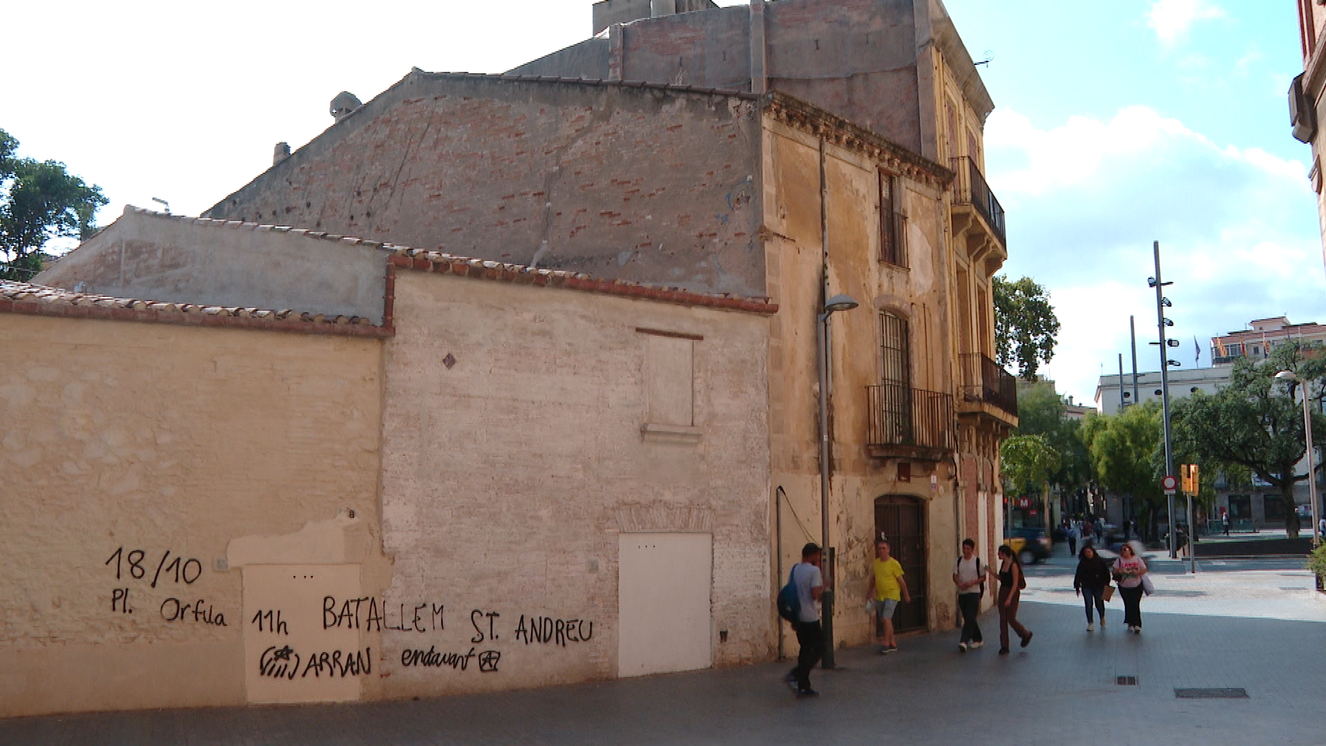 pintada casa antiga sant andreu