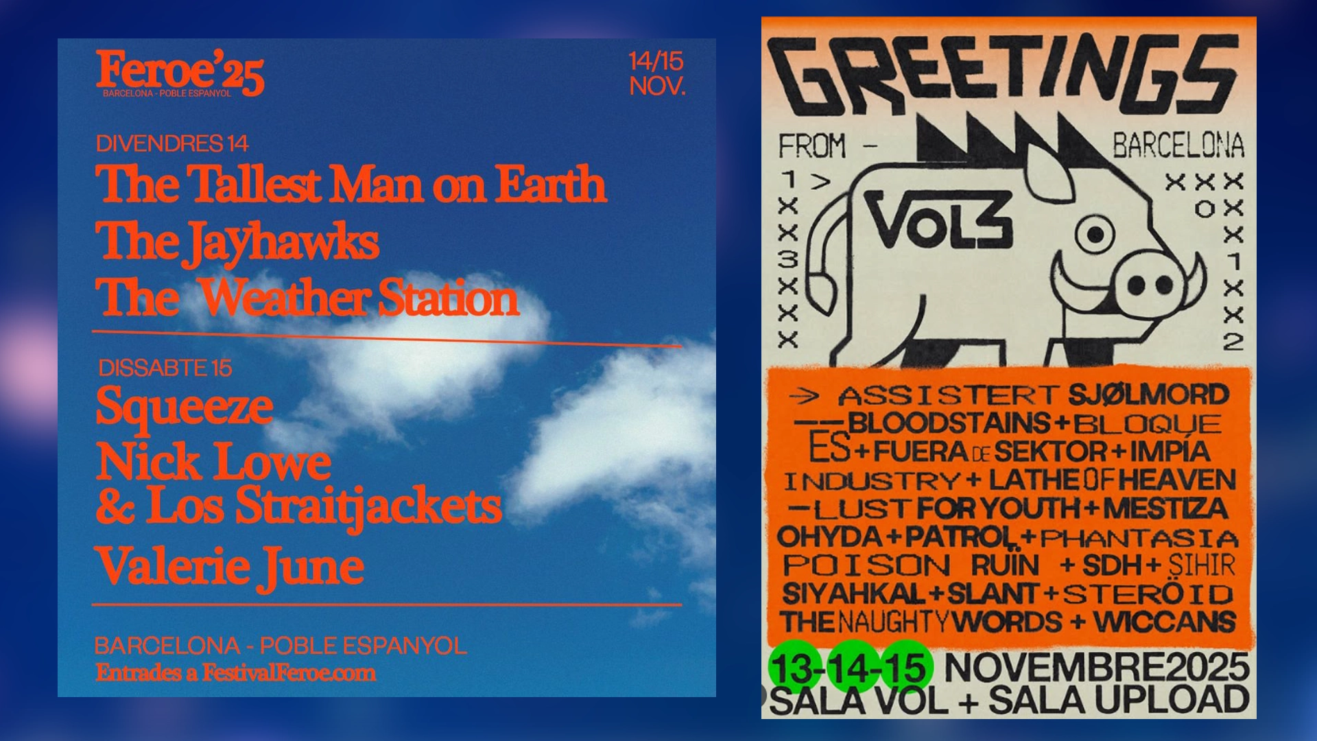 Tempesta i calma al Poble Espanyol | música en viu, pòdcast, ràdio