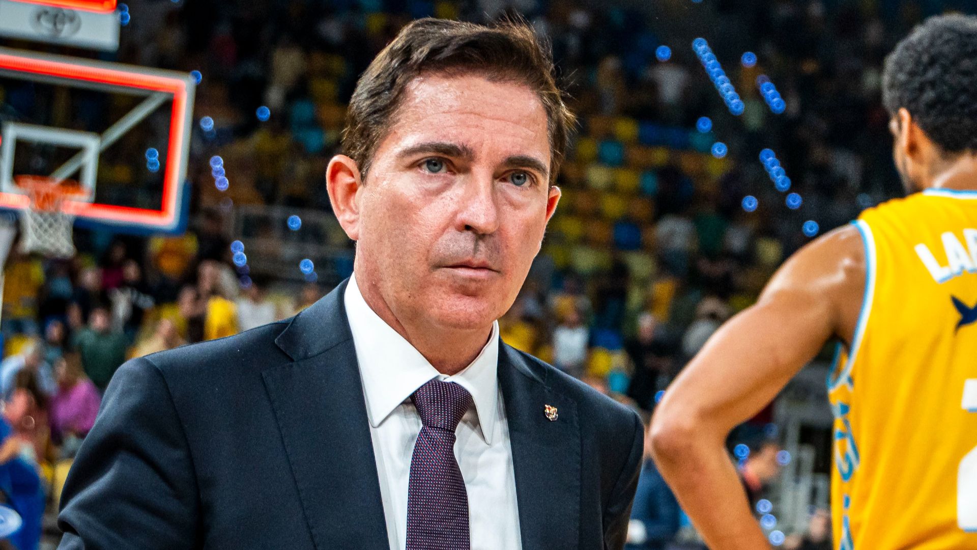 Xavi Pascual, entrenador Barça bàsquet, davant Gran Canària