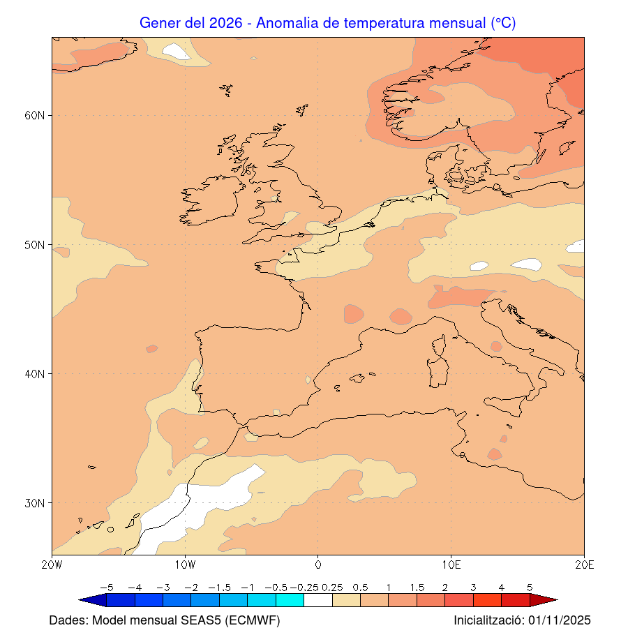 Hivern 2025-26: què en diuen els models estacionals? | calor, fred, hivern, neu, pluja