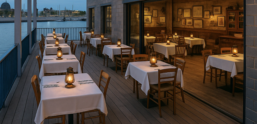 Nou restaurant del xef Albert Ventura a la Llotja de Pescadors de Barcelona.