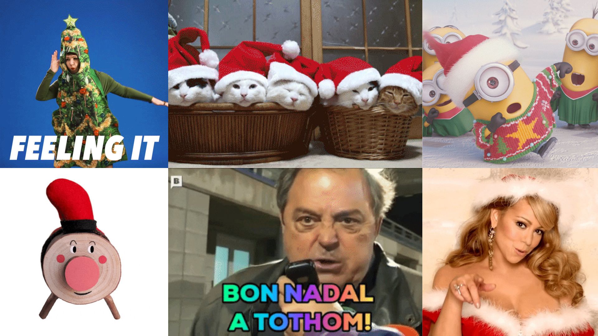Gifs felicitació Bon Nadal 2025