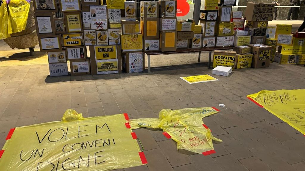 acció escoles bressol plaça sant miquel