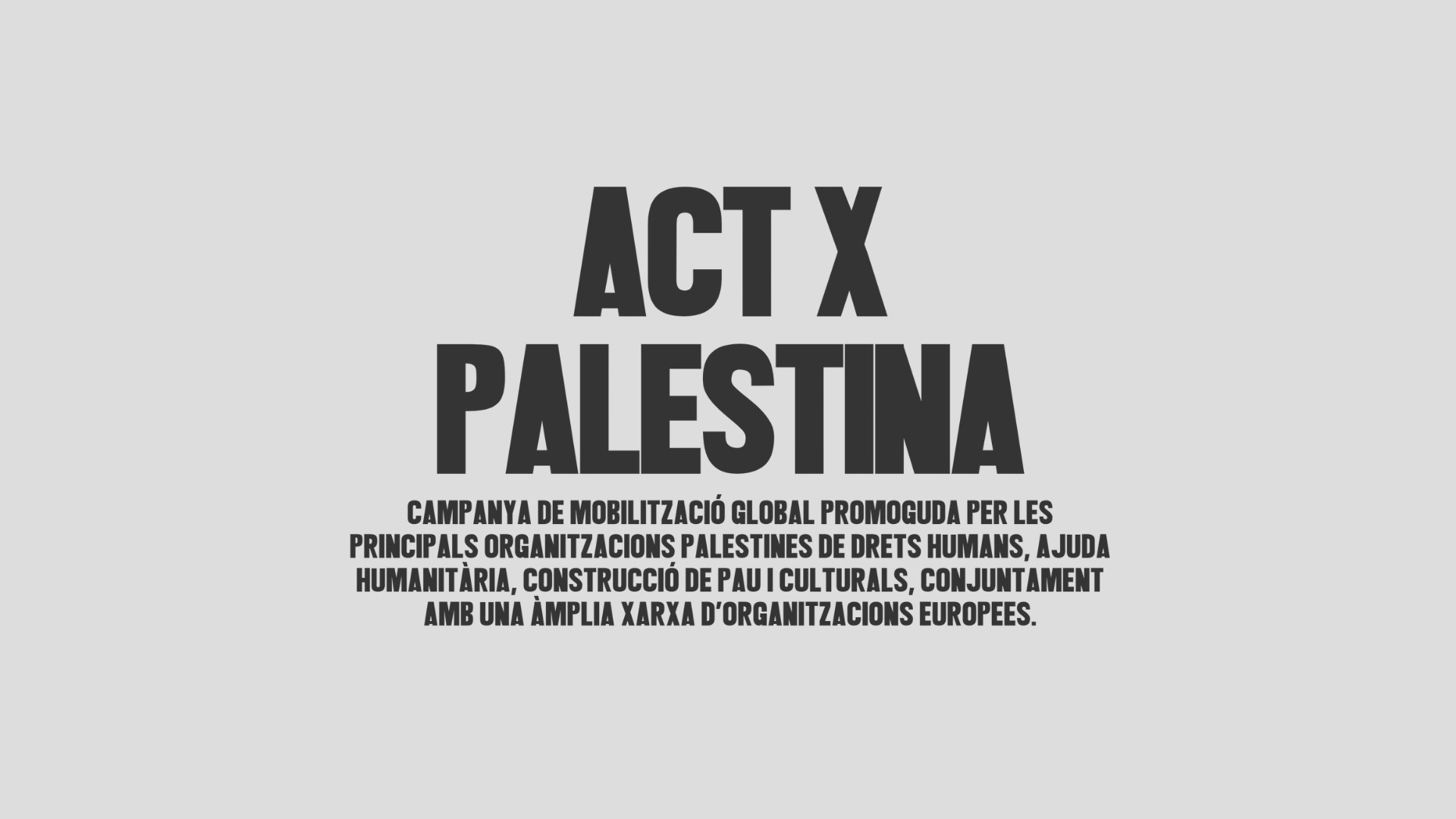 Concerts solidaris d'"Act x Palestine": llista de concerts a Barcelona | concerts, música en directe, solidaritat