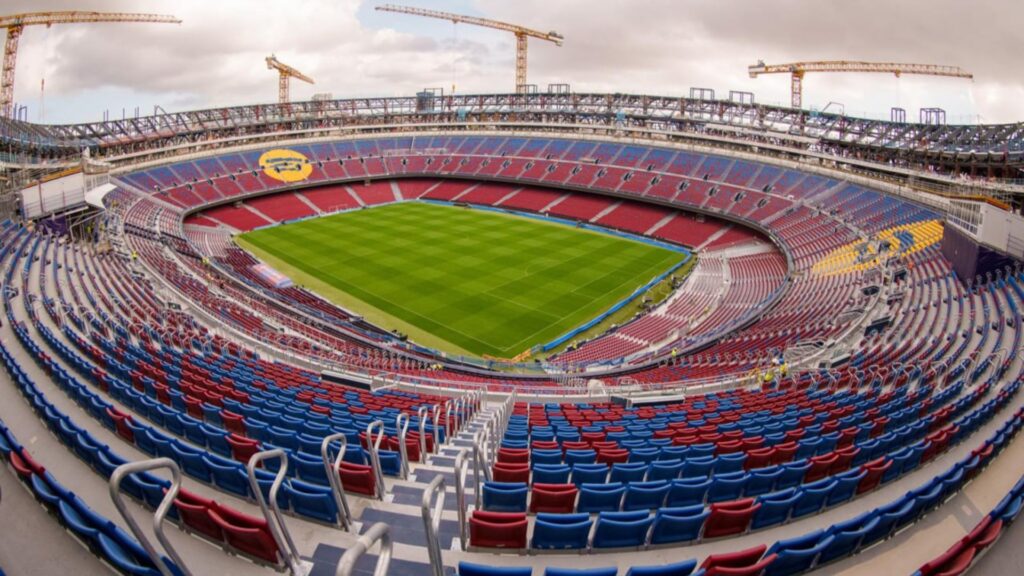 Camp Nou obres per entrenament portes obertes Bar&ccedil;a