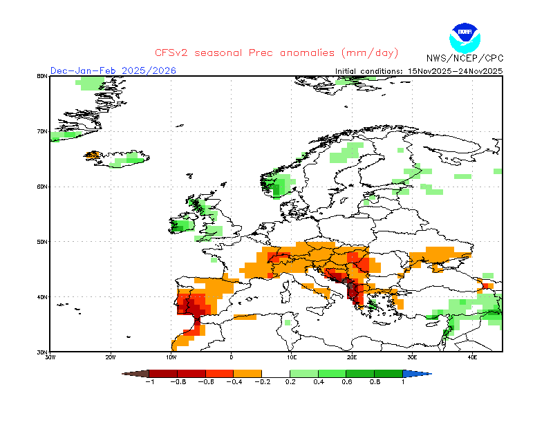 Hivern 2025-26: què en diuen els models estacionals? | calor, fred, hivern, neu, pluja