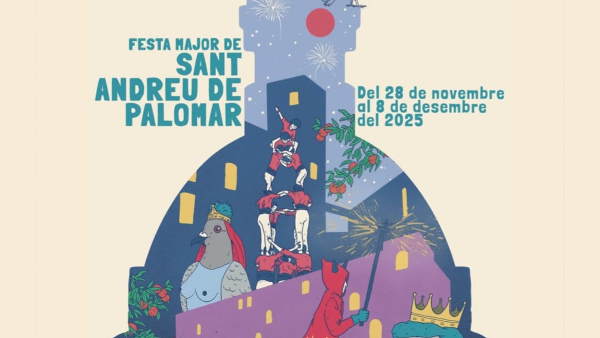 Festes de Sant Andreu 2025: Dates i cartell de l'última festa major de l'any a Barcelona | agenda del cap de setmana, cultura popular, festes, festes majors