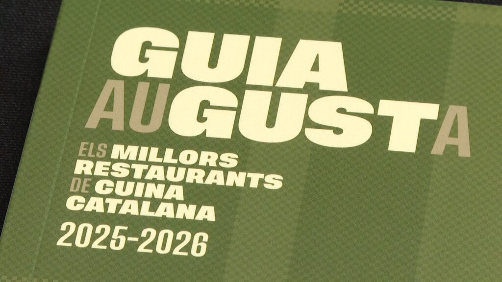 porta llibre Guia Augusta, recull restaurants cuina catalana