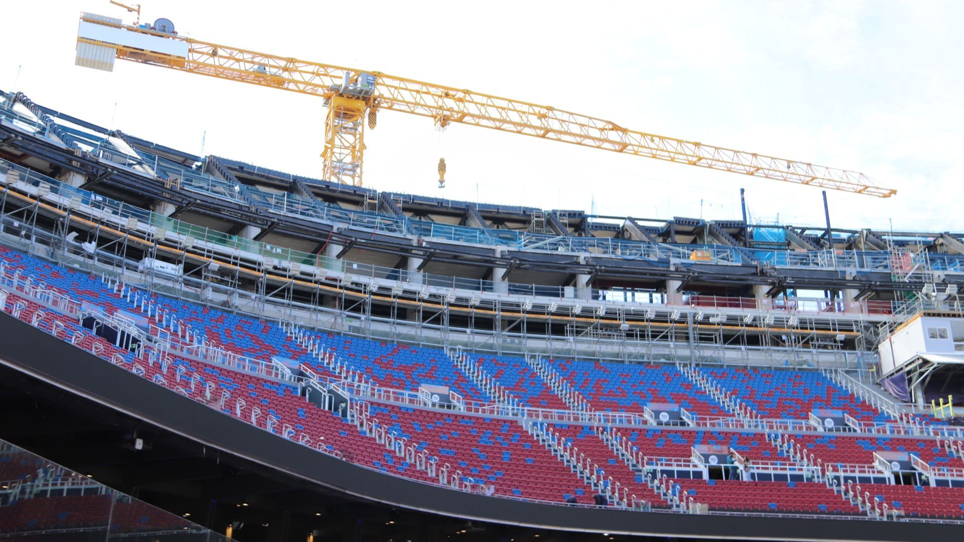 La Policia Nacional investigarà si hi ha irregularitats d'estrangeria a les obres del Camp Nou | Camp Nou, obres, Policia Nacional, treballadors