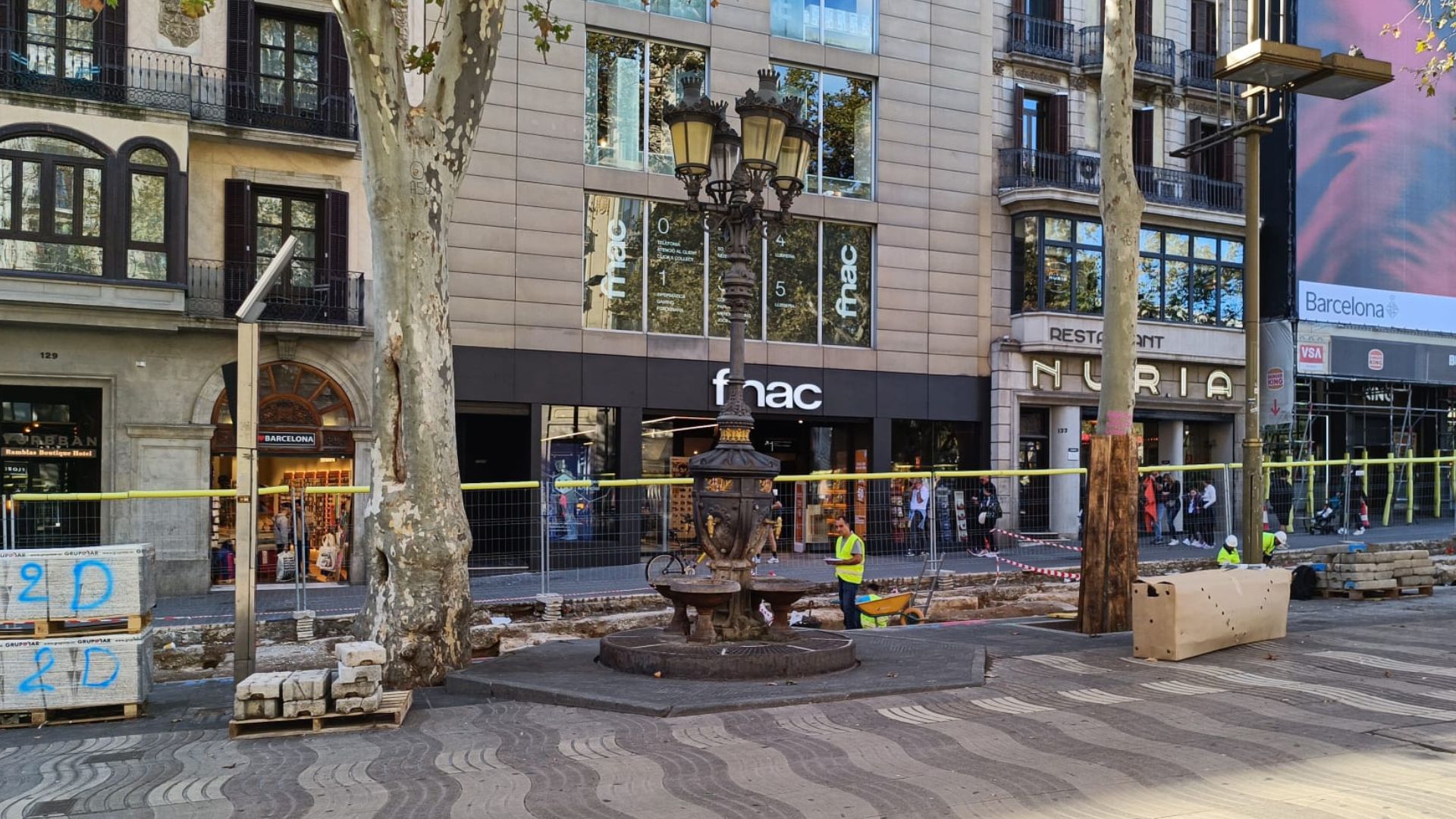 obres rambla canaletes