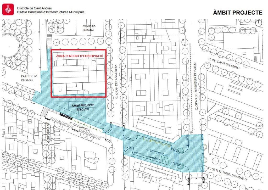 En marxa la construcció d'un nou accés al Parc de la Pegaso | obres, parcs i jardins