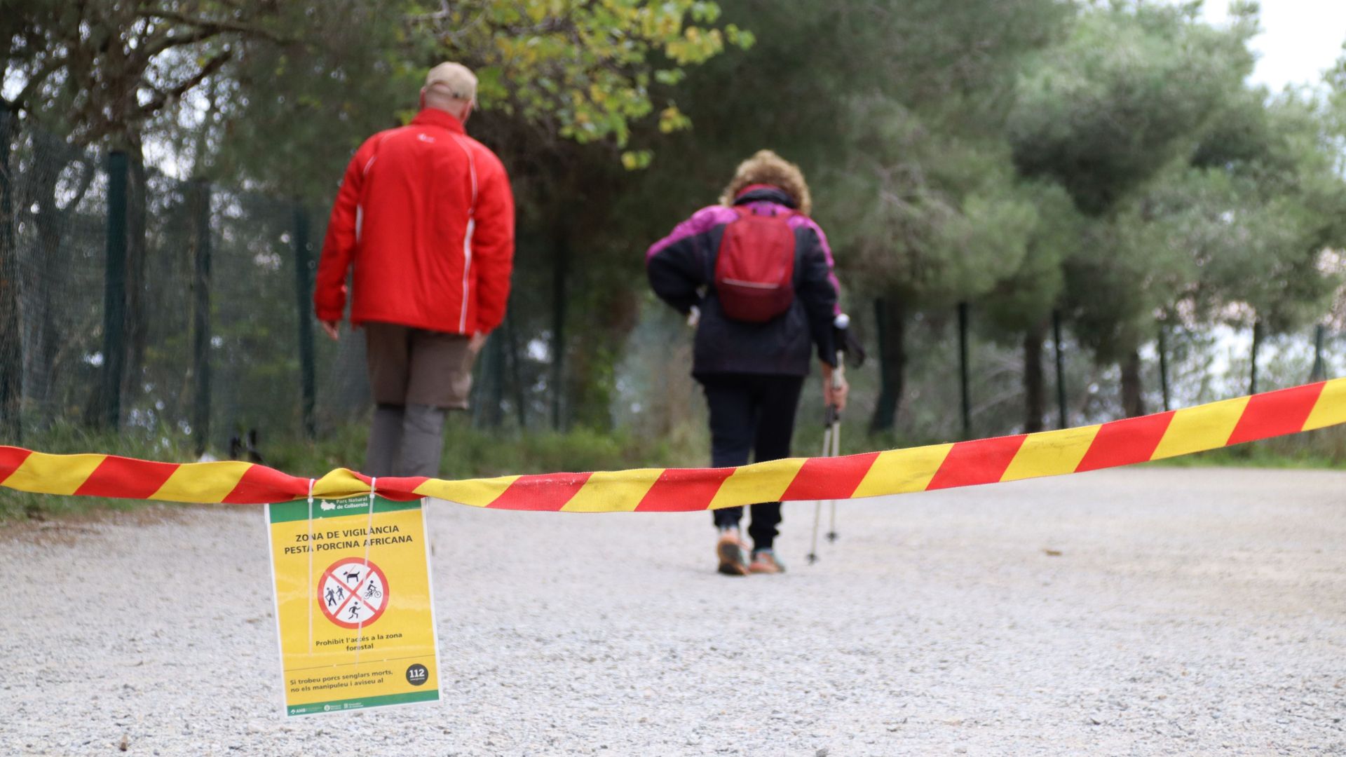 persones que es salten la prohibició d'entrar a Collserola