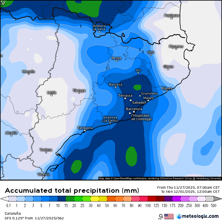 La lluvia y la nieve volverán a visitar Cataluña este fin de semana | nieve, lluvia, previsión del tiempo