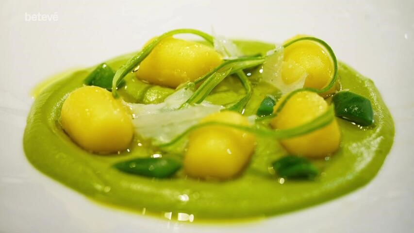 Mongeta i patata, plat ic&ograve;nic del restaurant Xavier Pellicer.