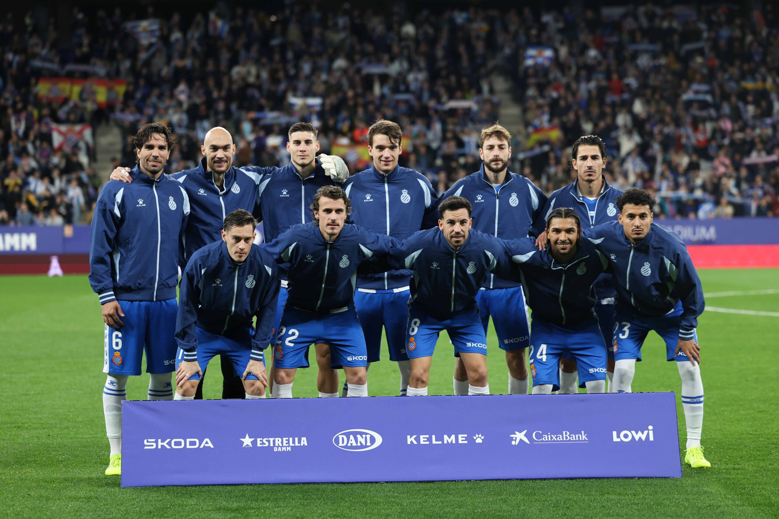L'onze de l'Espanyol davant el Rayo Vallecano